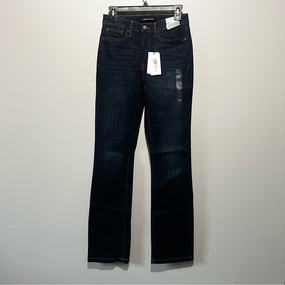 Calvin Klein Jeans Denim - CALVIN KLEIN-NWT Dark Blue High Rise Bootcut Jeans Size 28